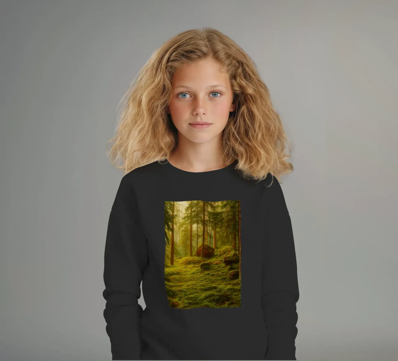 moost forrest view retro photography felpa bambino da viantishop