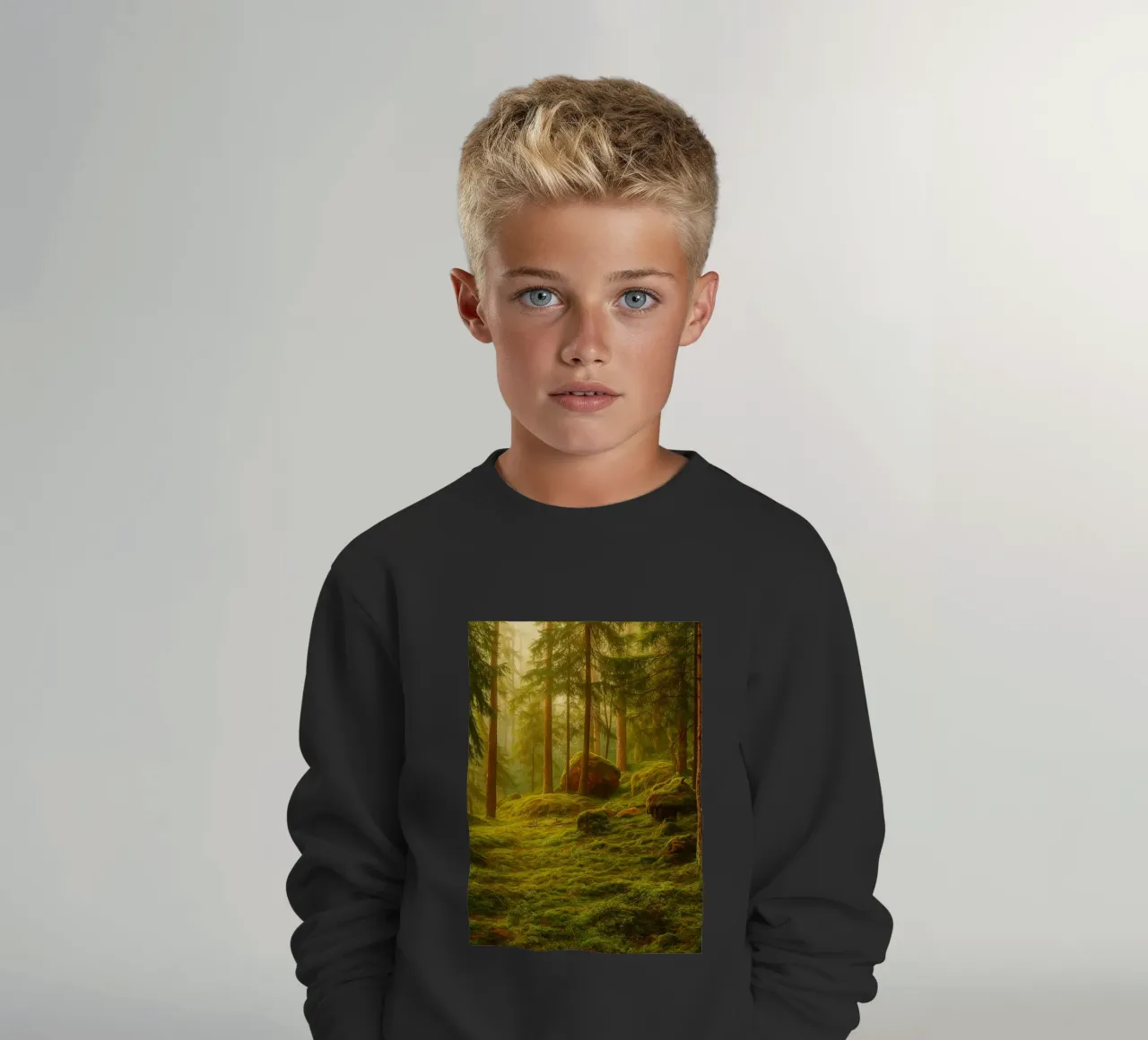 moost forrest view retro photography felpa bambino da viantishop