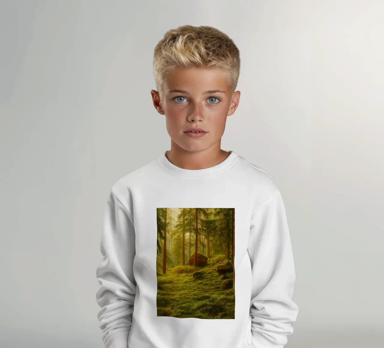 moost forrest view retro photography felpa bambino da viantishop