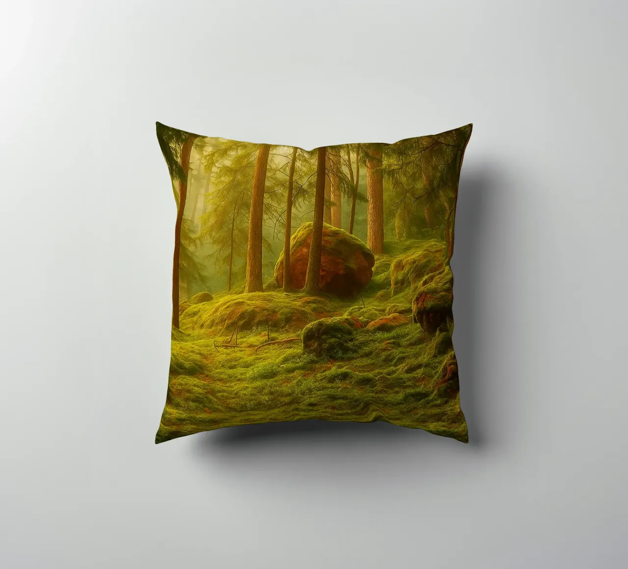 moost forrest view retro photography cuscino da viantishop