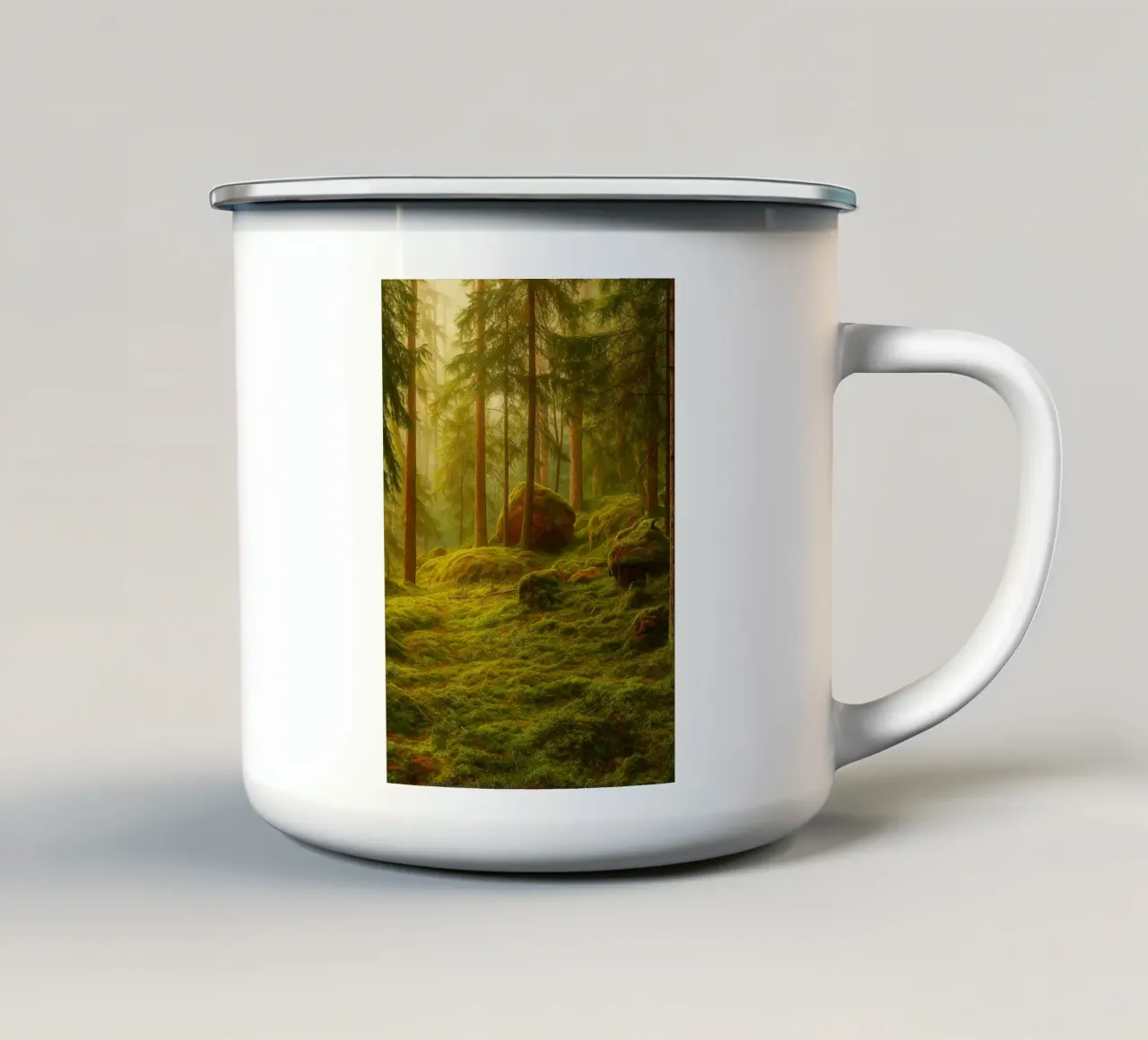moost forrest view retro photography tazza in smalto da viantishop
