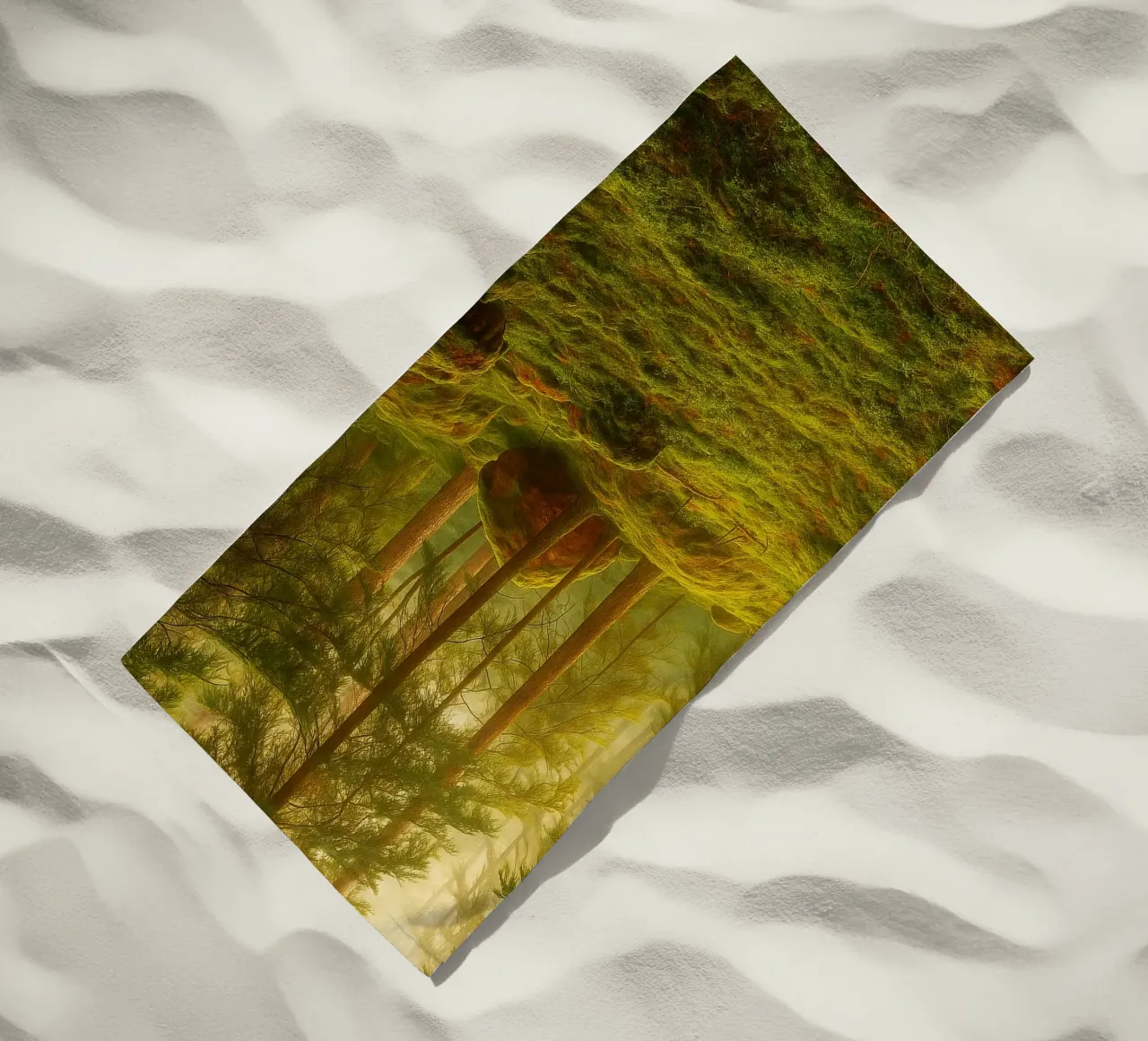 moost forrest view retro photography telo mare da viantishop