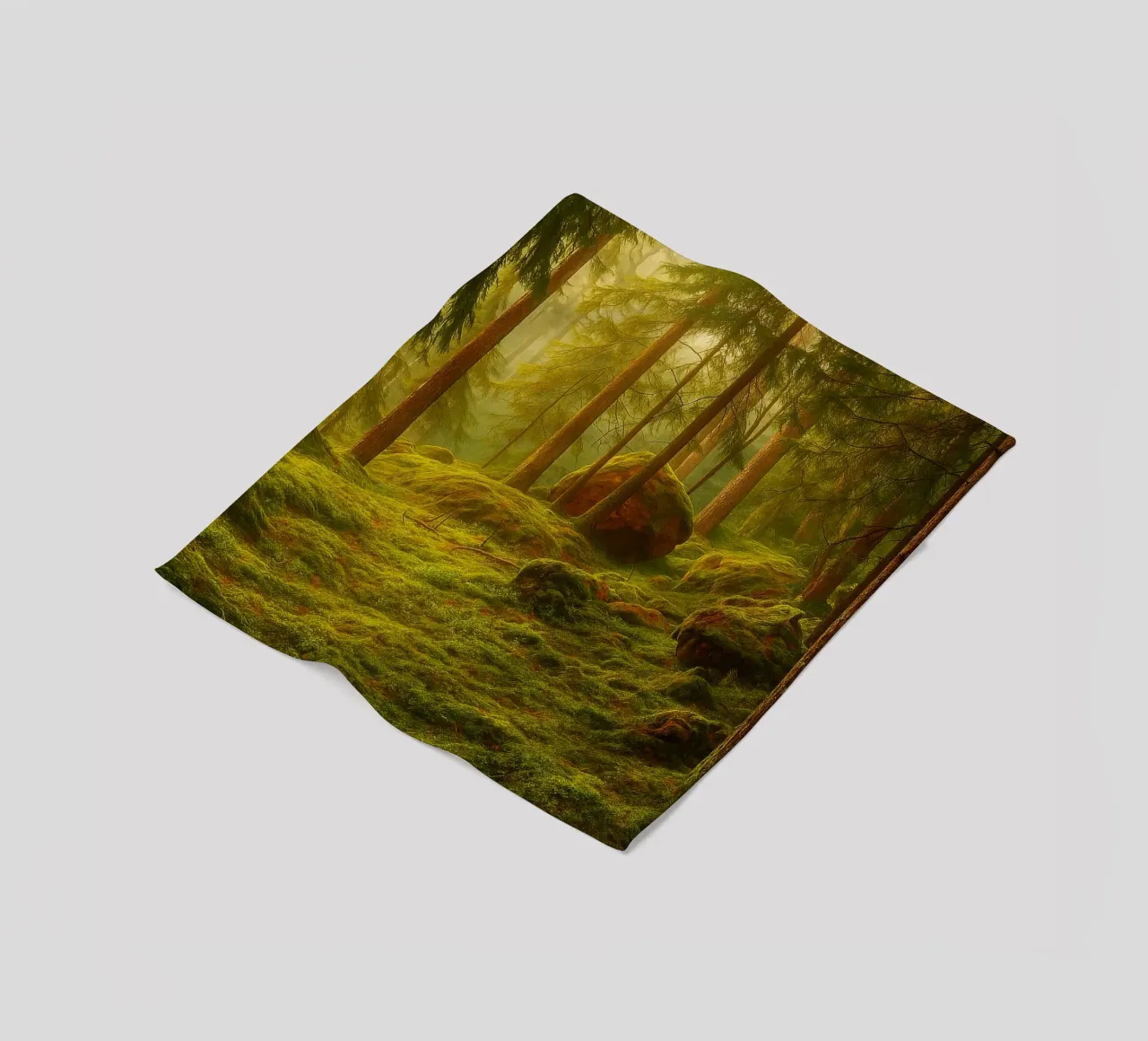 moost forrest view retro photography coperta in pile da viantishop