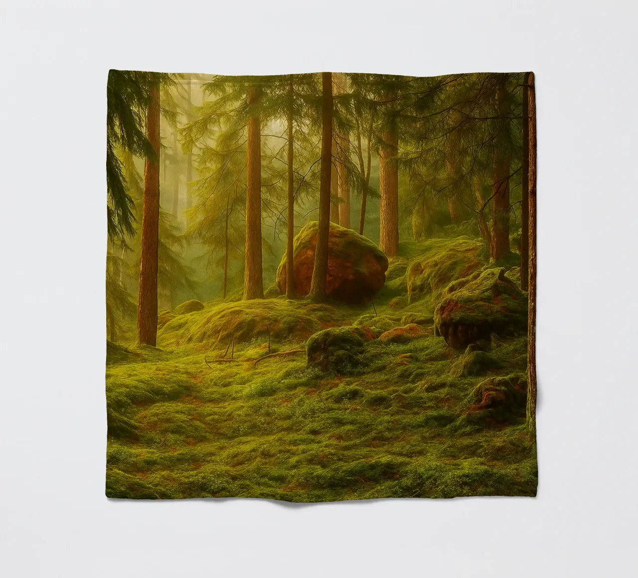 moost forrest view retro photography coperta in pile da viantishop
