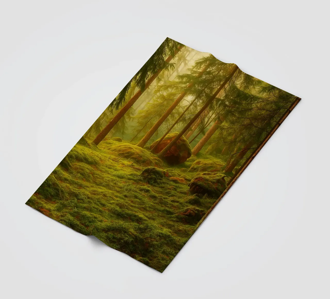 moost forrest view retro photography coperta in pile da viantishop