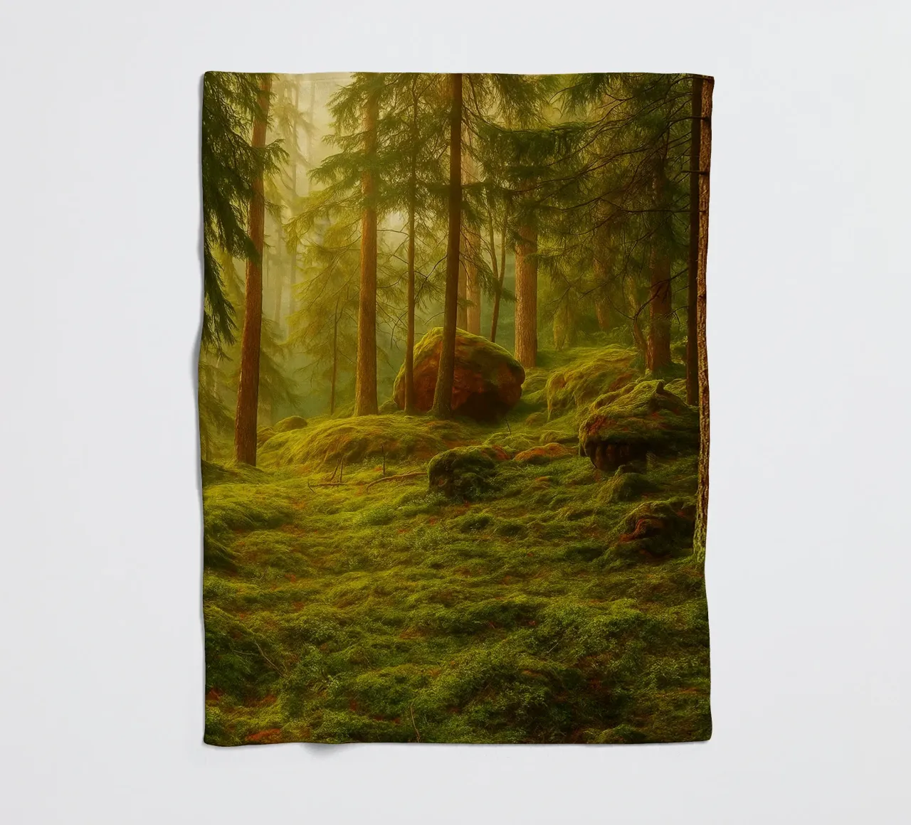 moost forrest view retro photography coperta in pile da viantishop