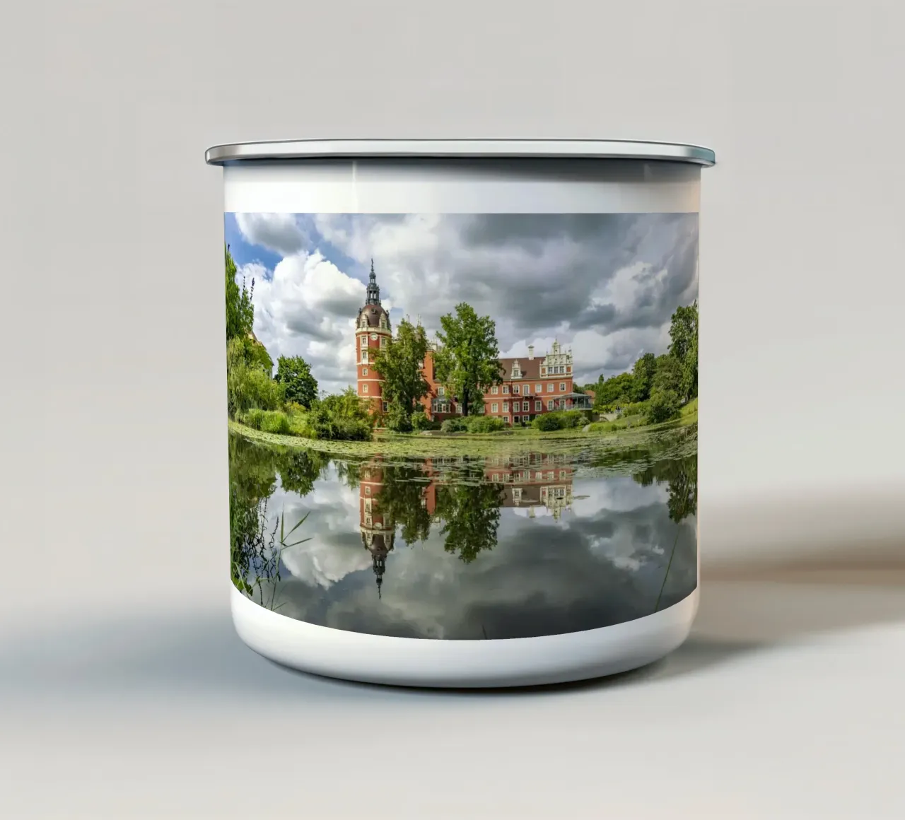 Schloss Muskau tazza in smalto da Reisefotografie - Bilder aus aller Welt