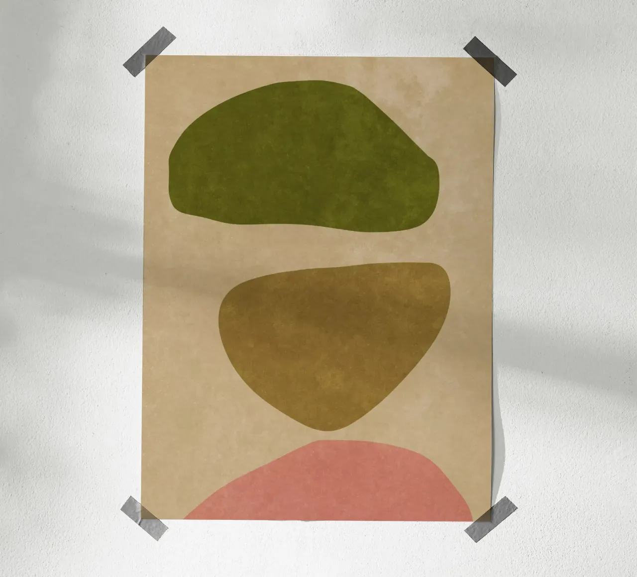Formas abstractas Desnudo poster de Raissa Oltmanns