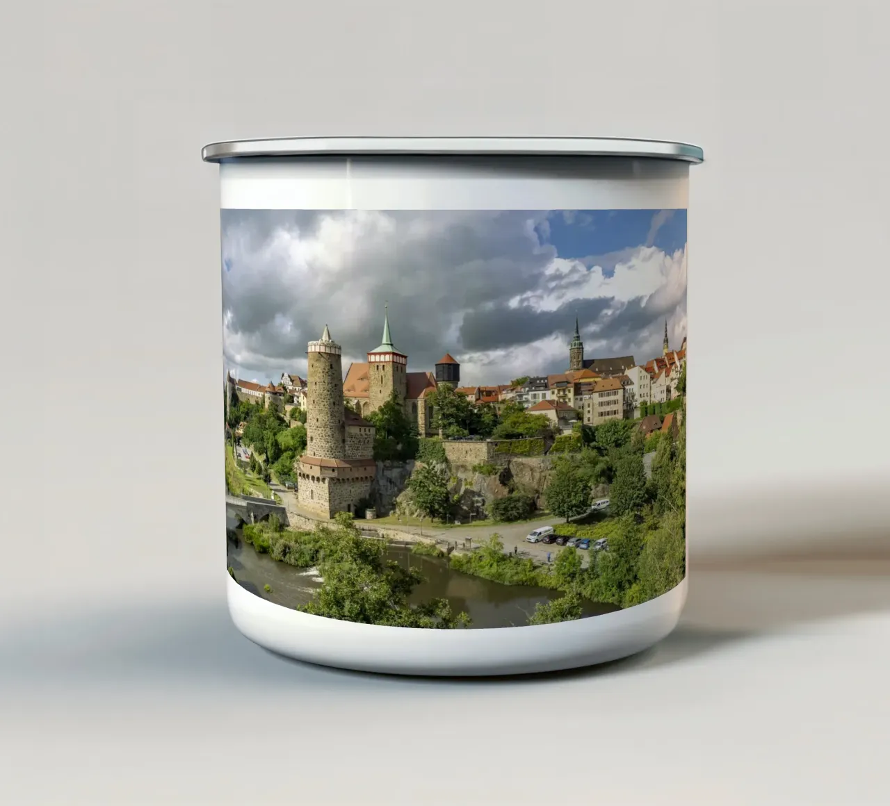 Bautzen tazza in smalto da Reisefotografie - Bilder aus aller Welt
