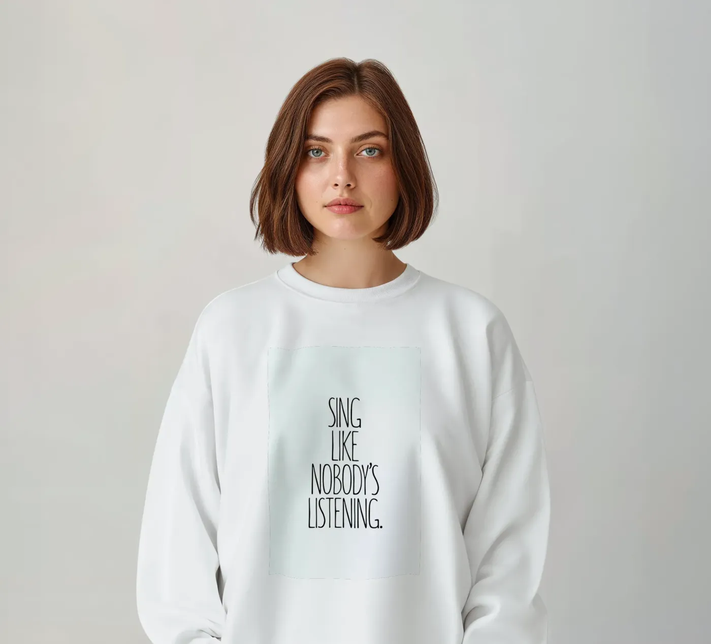 Sing sweatshirt by Studio One