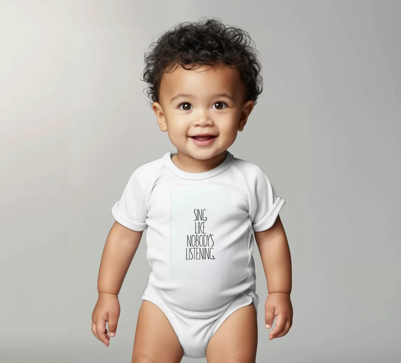 Sing Kurzarm Babybody von Studio One