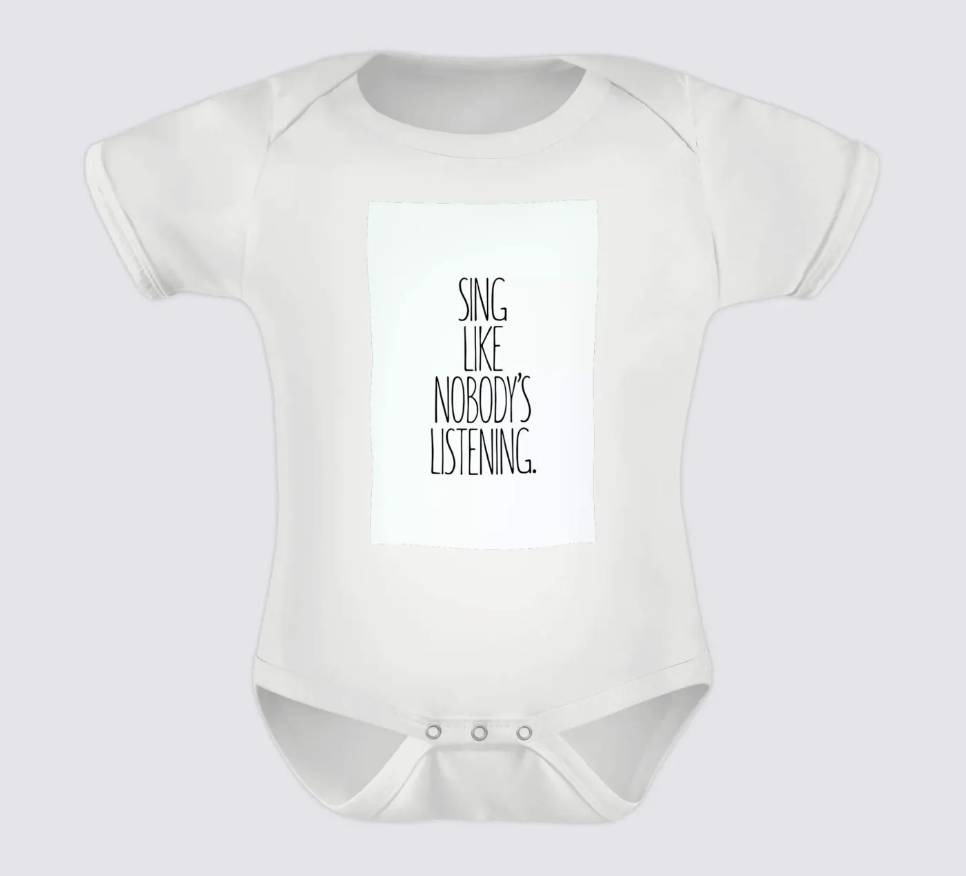 Sing Kurzarm Babybody von Studio One