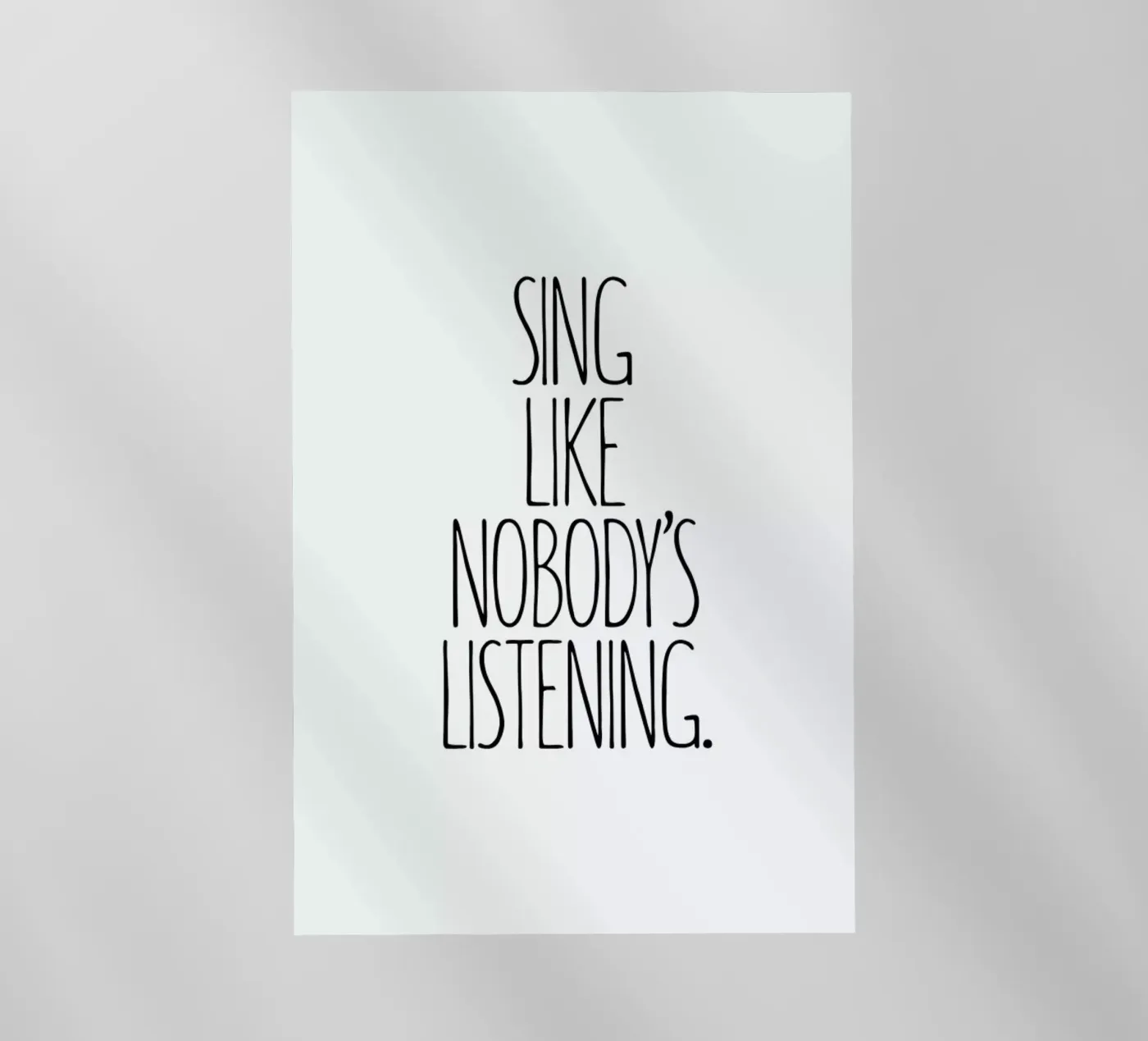 Sing backlit folie van Studio One