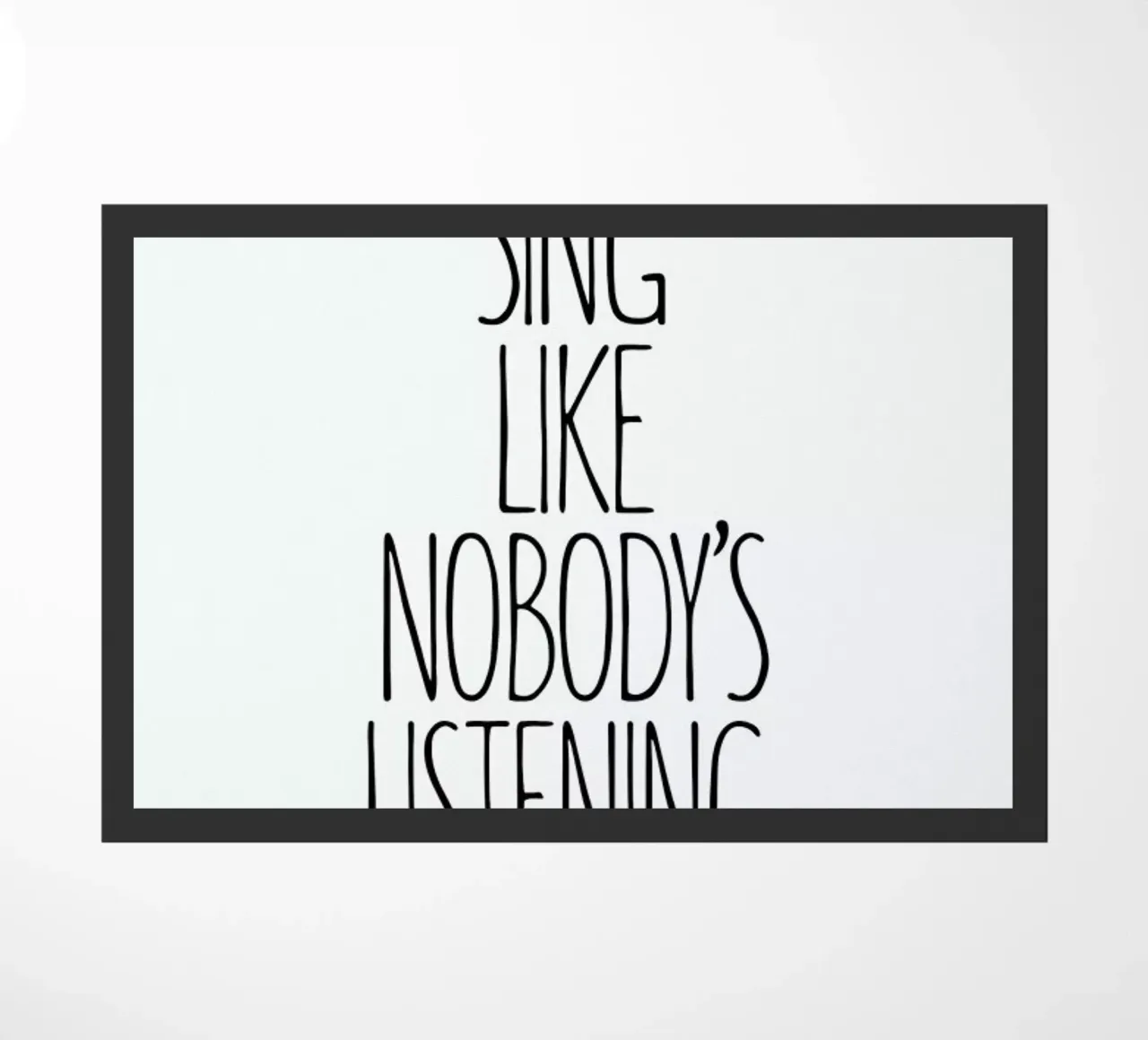 Sing deurmat van Studio One