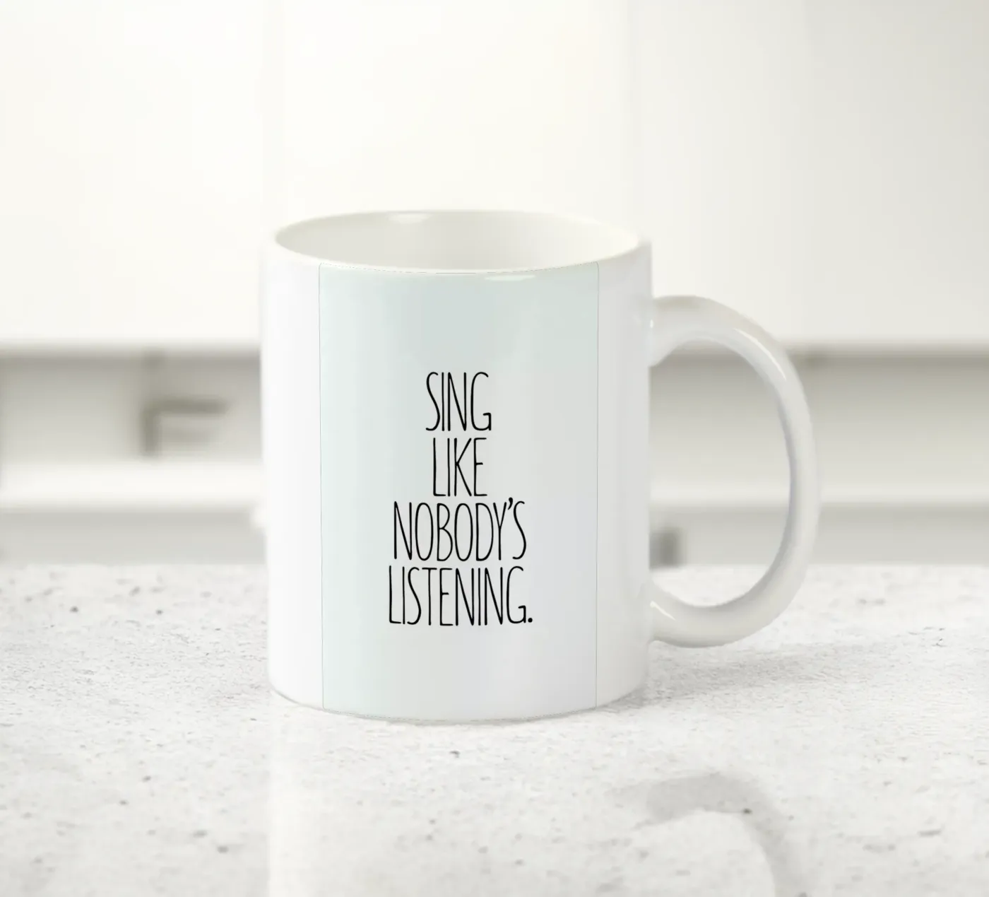 Sing tazza in ceramica da Studio One
