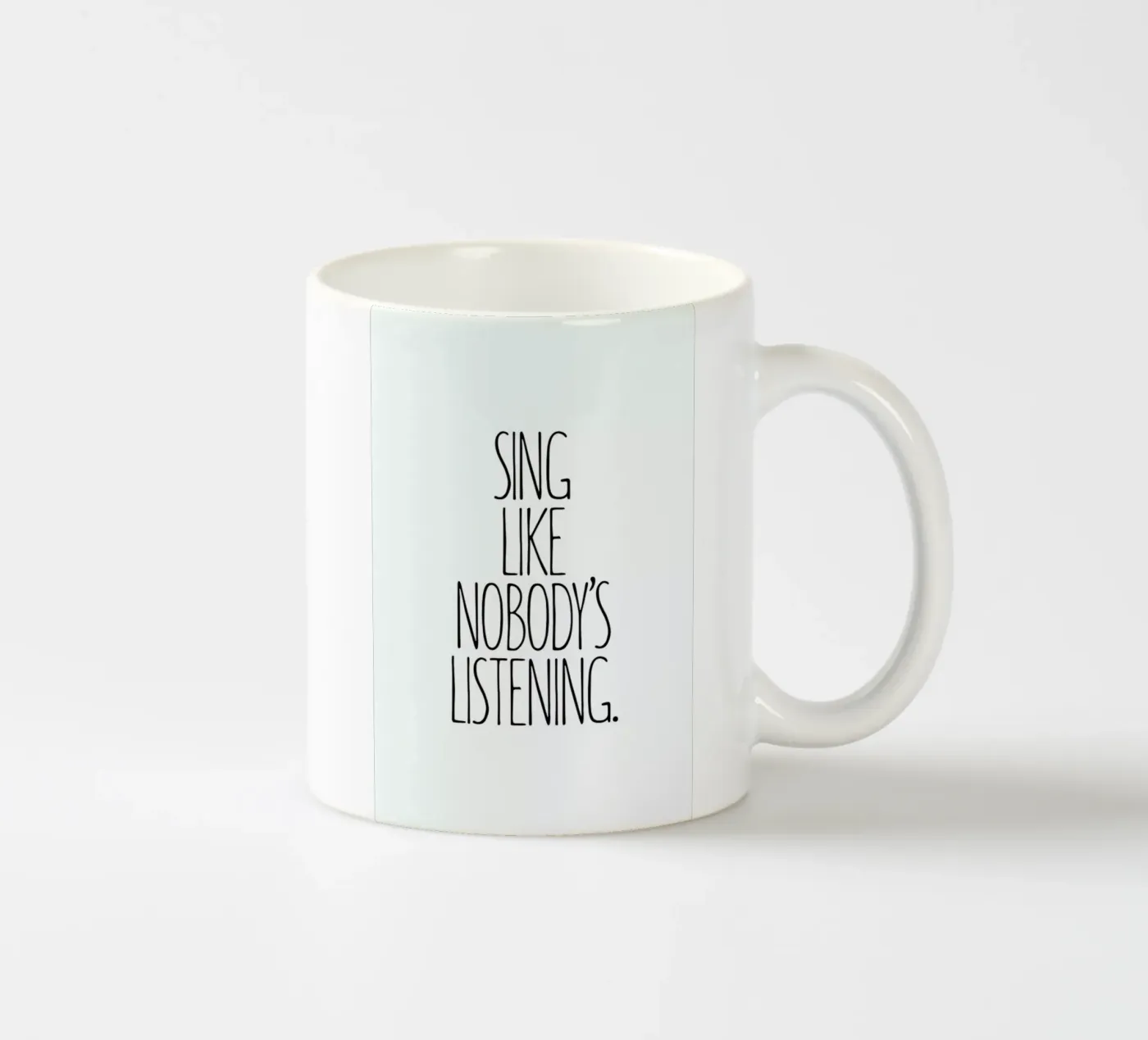 Sing tazza in ceramica da Studio One