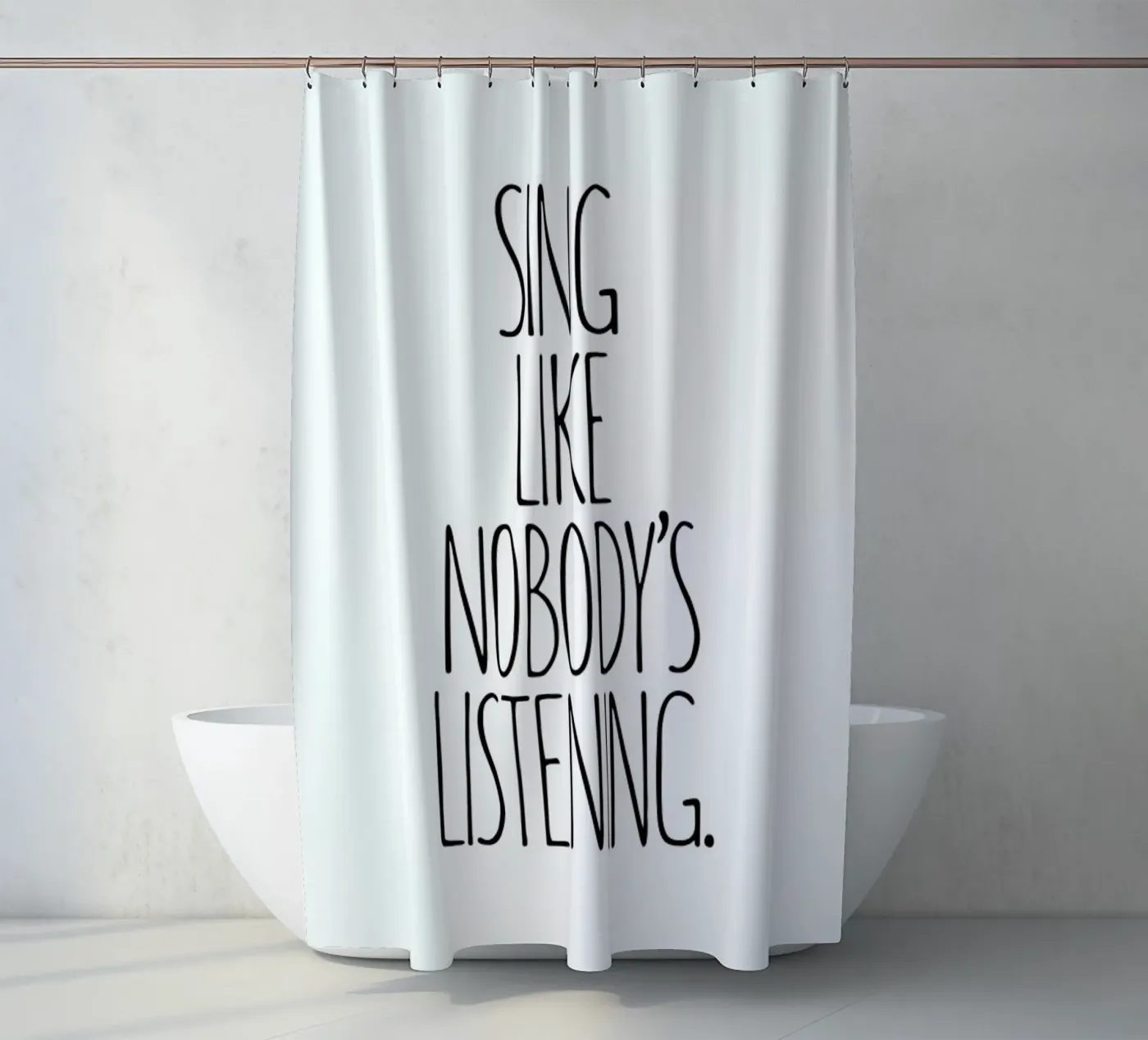 Sing Duschvorhang von Studio One