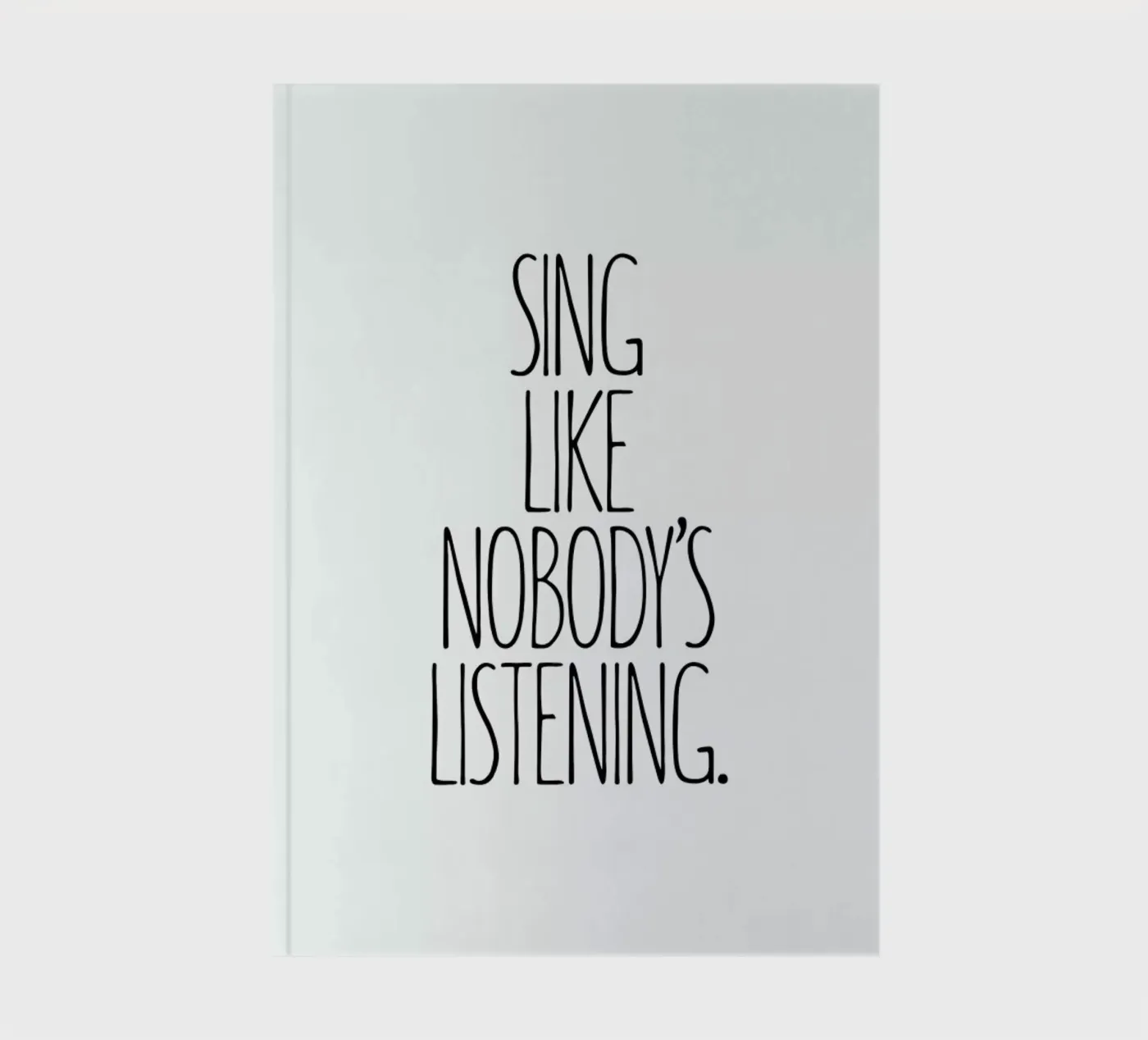 Sing Notizbuch von Studio One