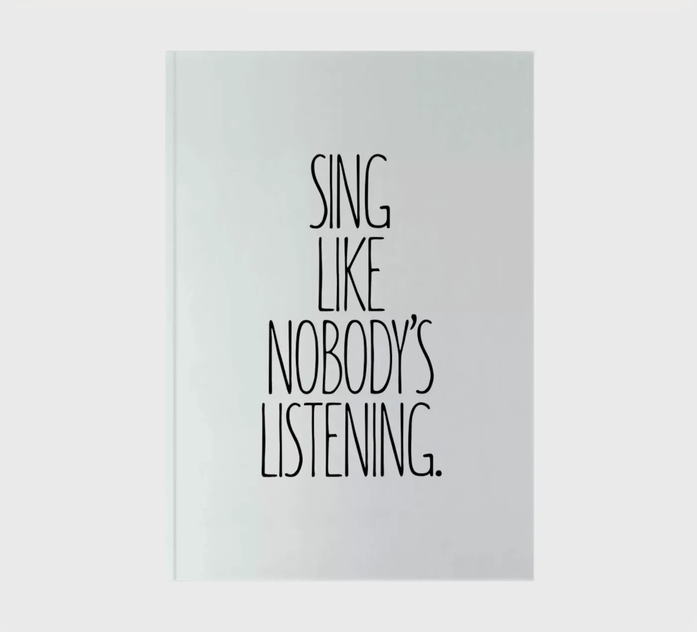 Sing notebook by Studio One