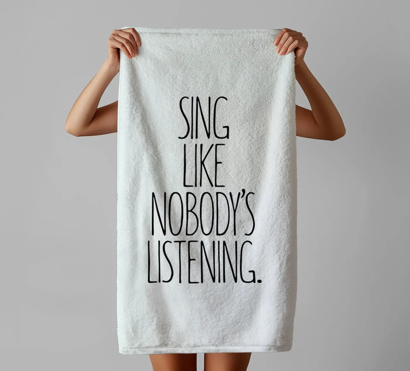 Sing towel by Studio One