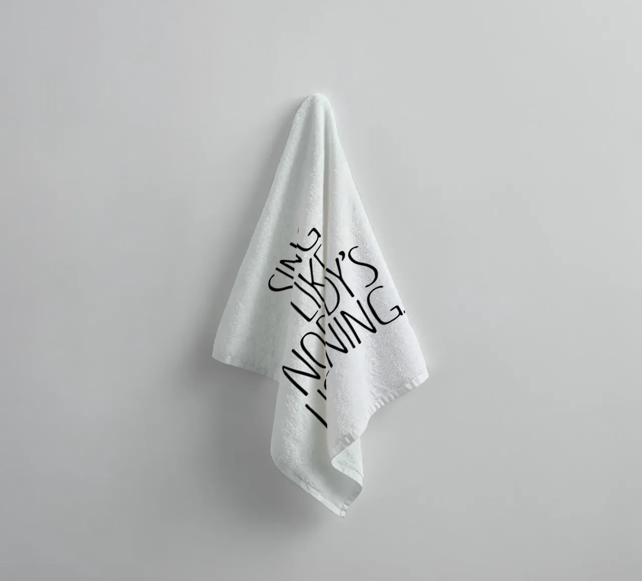 Sing towel by Studio One