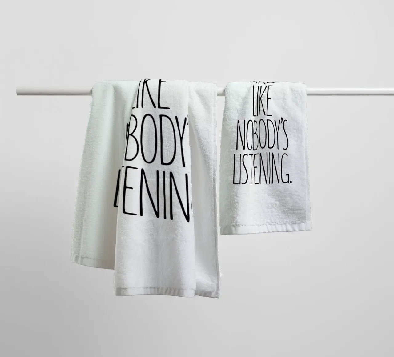 Sing towel by Studio One