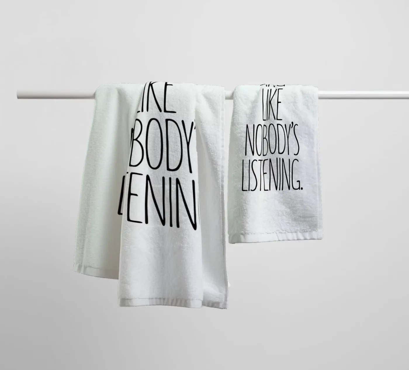 Sing towel by Studio One
