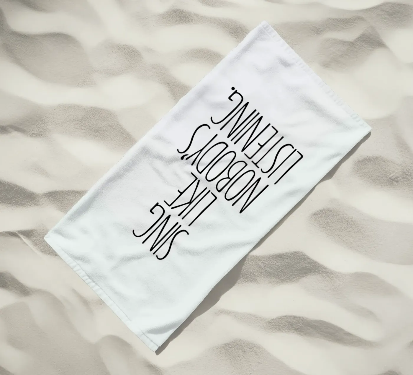 Sing strandhanddoek van Studio One