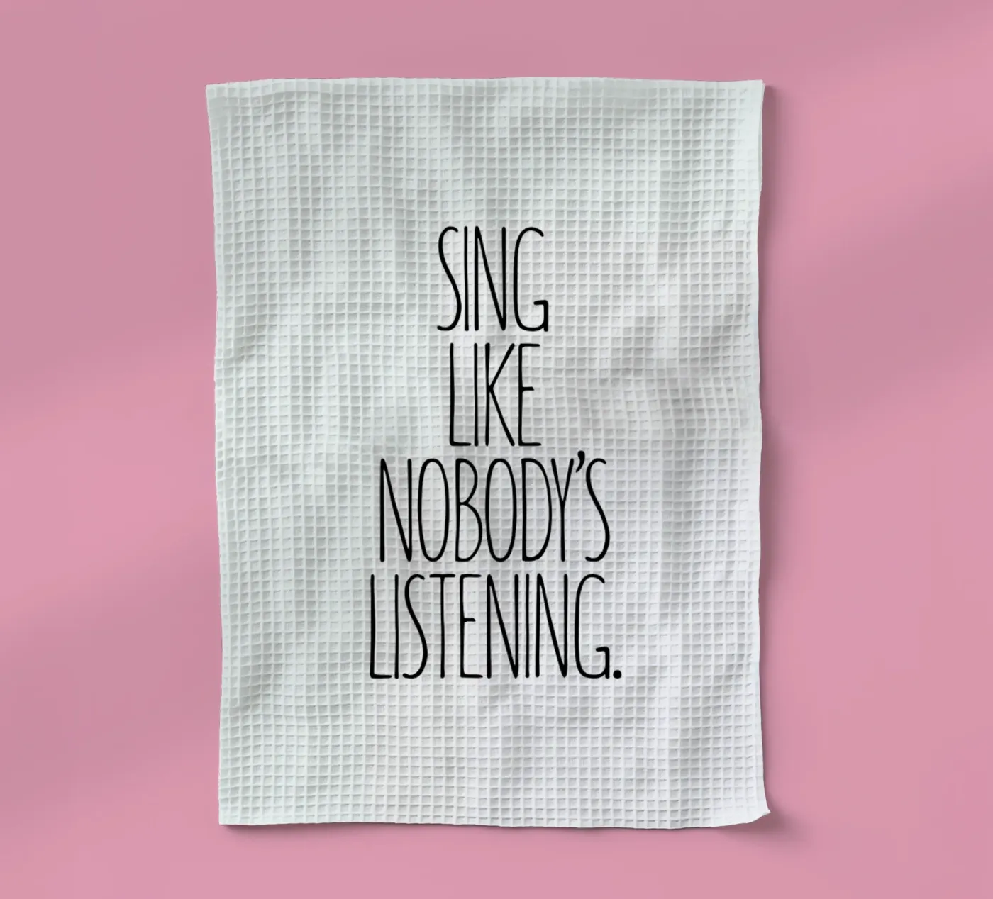 Sing Geschirrtuch von Studio One