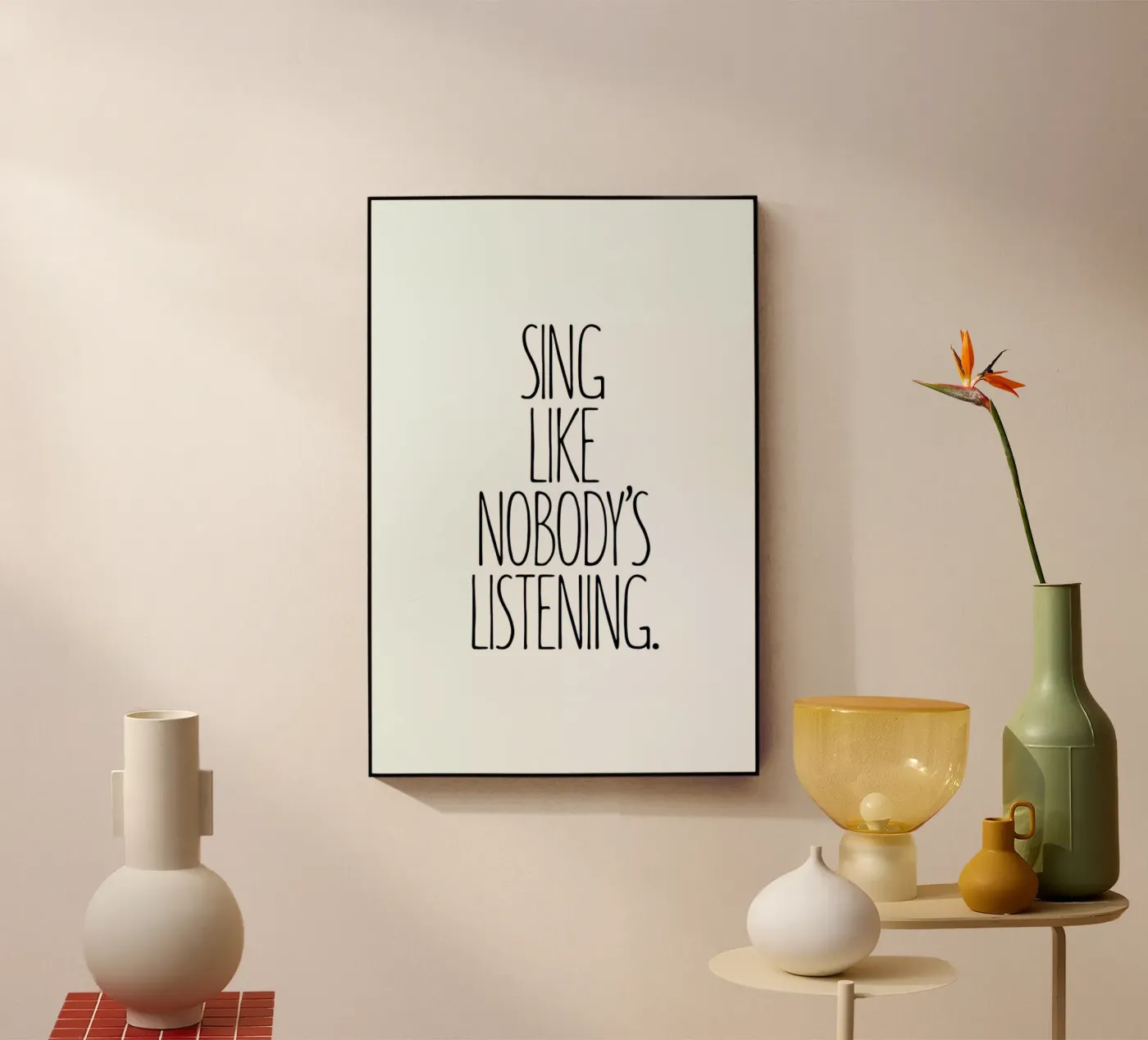 Sing acryl van Studio One