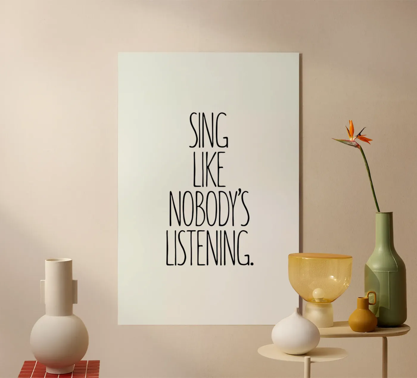 Sing acryl van Studio One