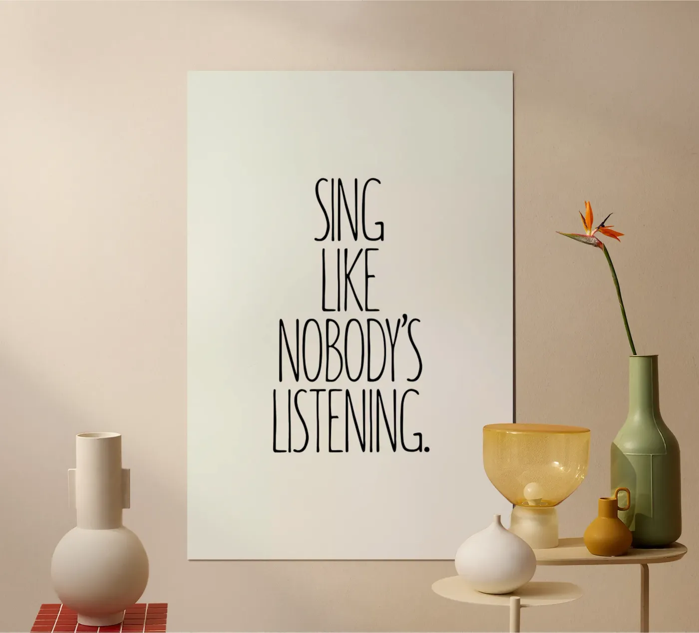 Sing poster van Studio One