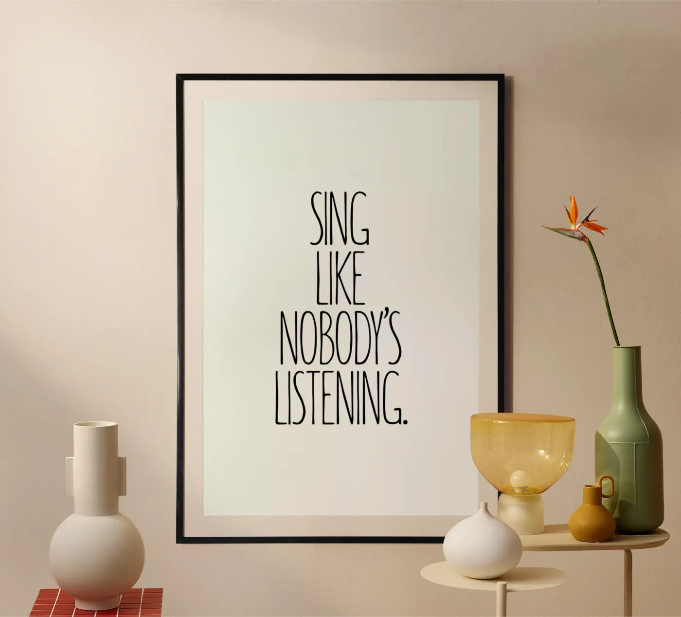 Sing poster van Studio One