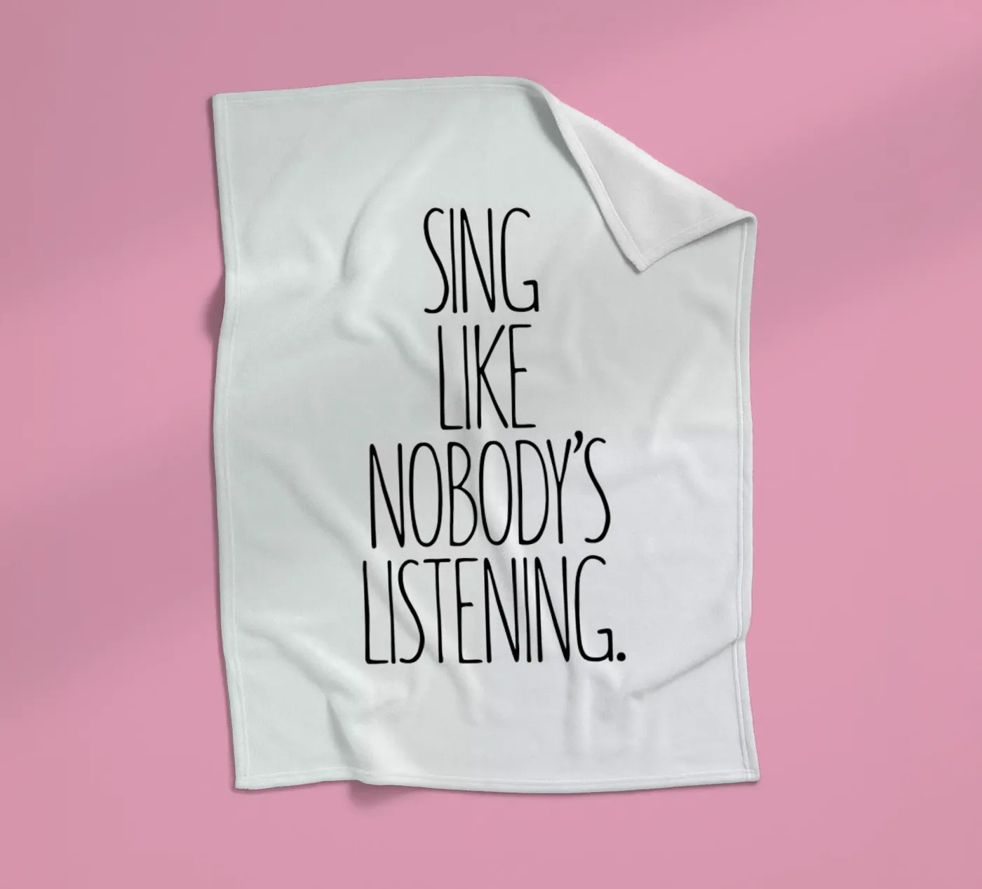 Sing fleecedeken van Studio One