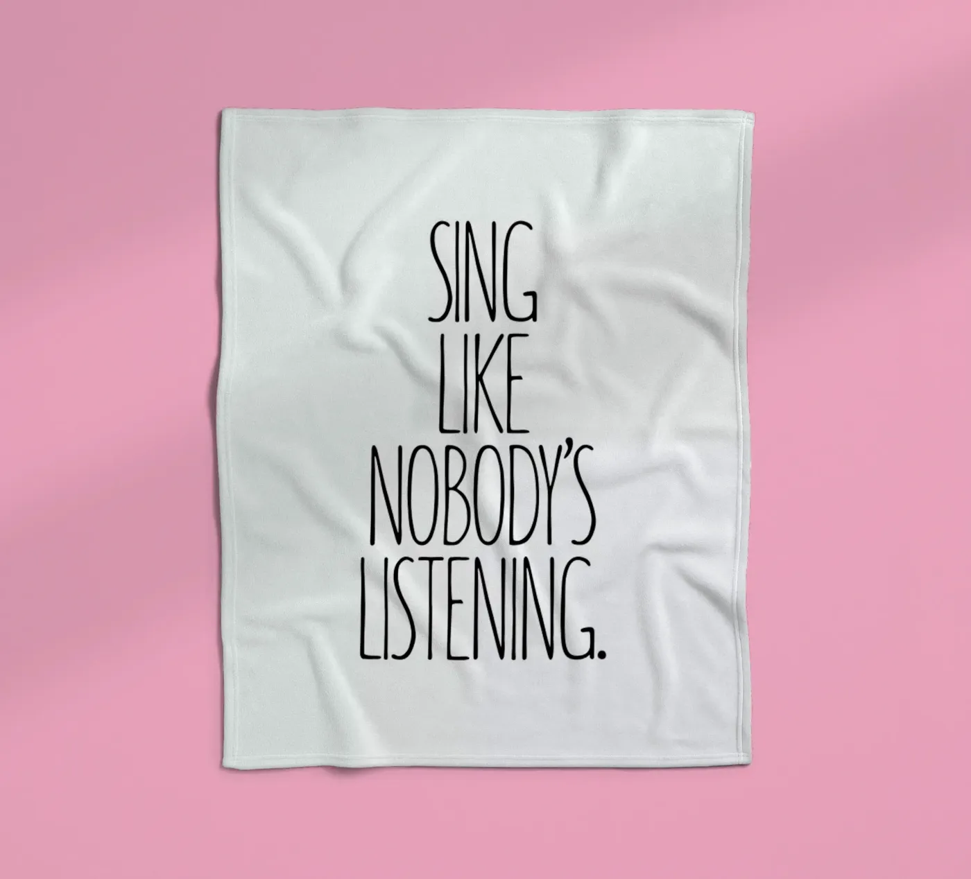 Sing fleecedeken van Studio One