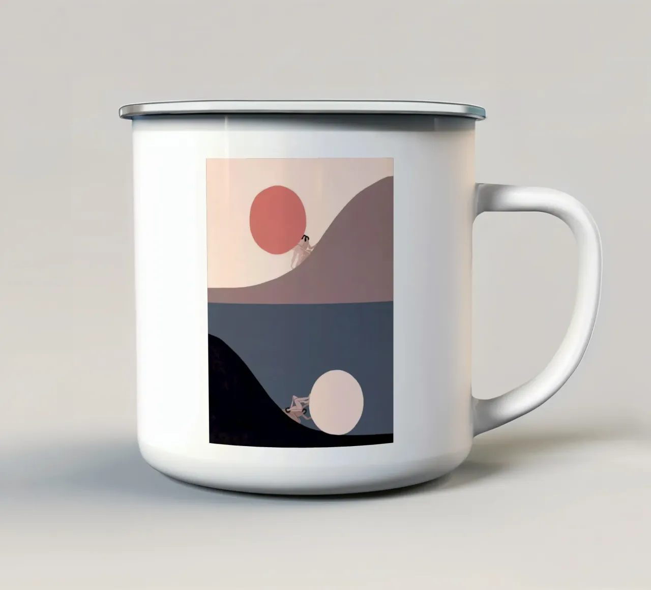 push the space tazza in smalto da Good days