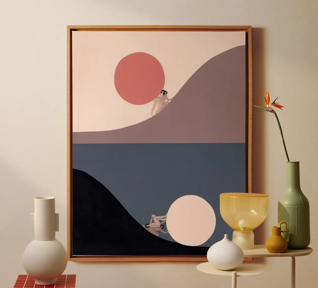 push the space canvas met Baklijst van Good days