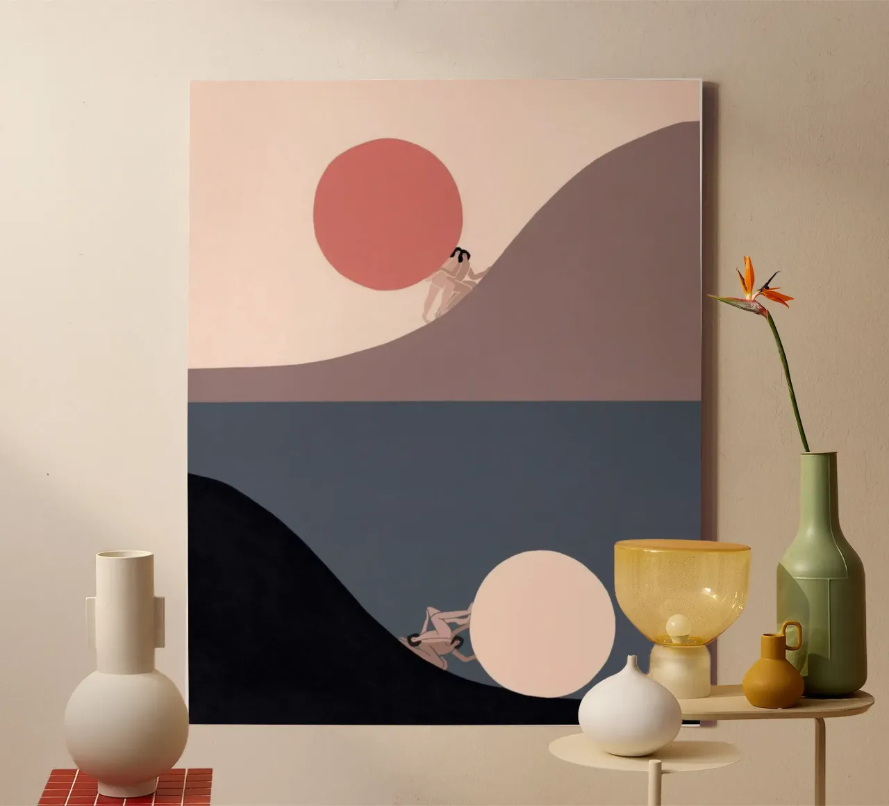 push the space canvas met Baklijst van Good days