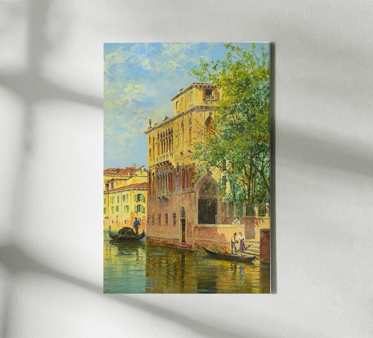 old architect canvas with Floater frame by lily