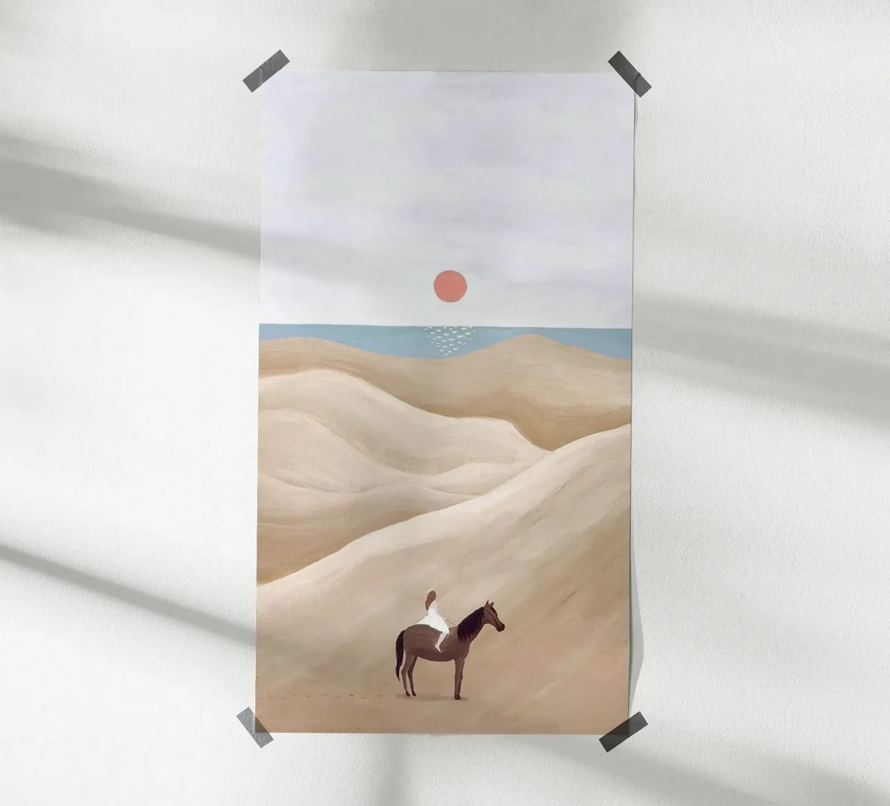riding in sunrise poster da Good days