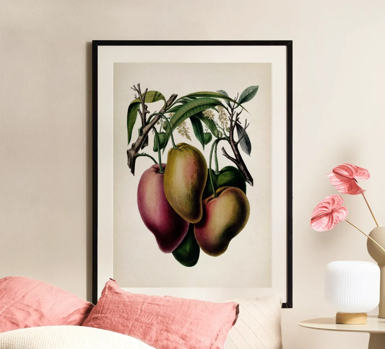Vintage Denisse 3 Mango poster con telaio in alluminio da Vintage Print Collection
