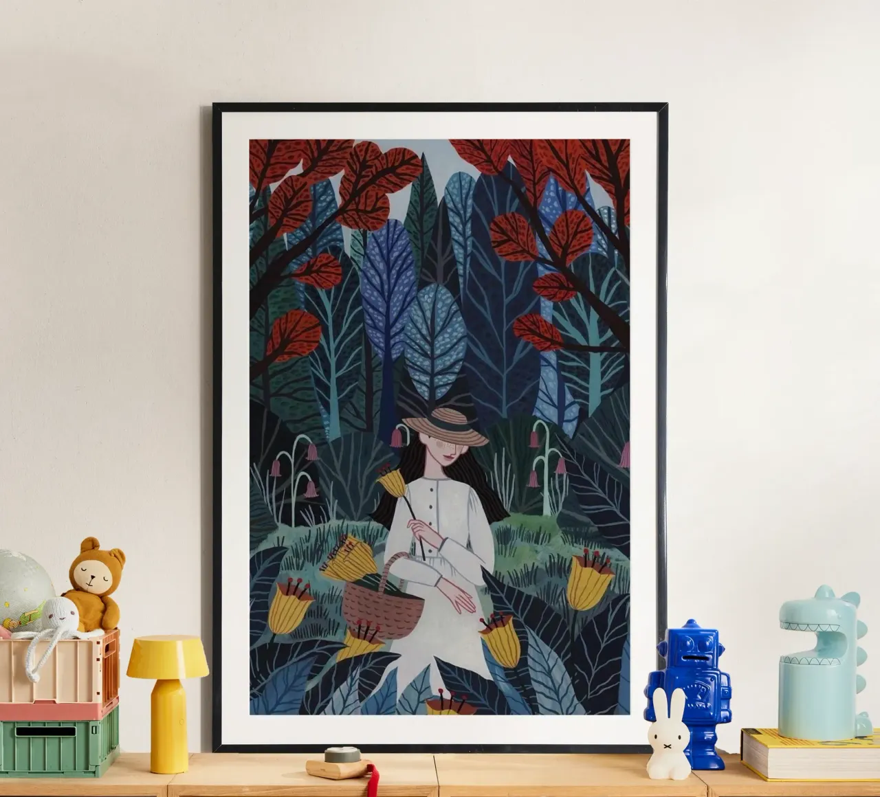 girl in forest poster da Good days