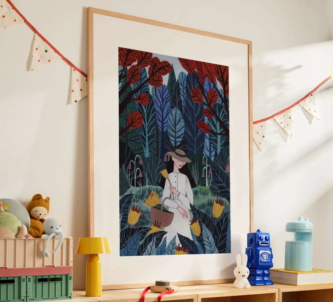 girl in forest poster da Good days