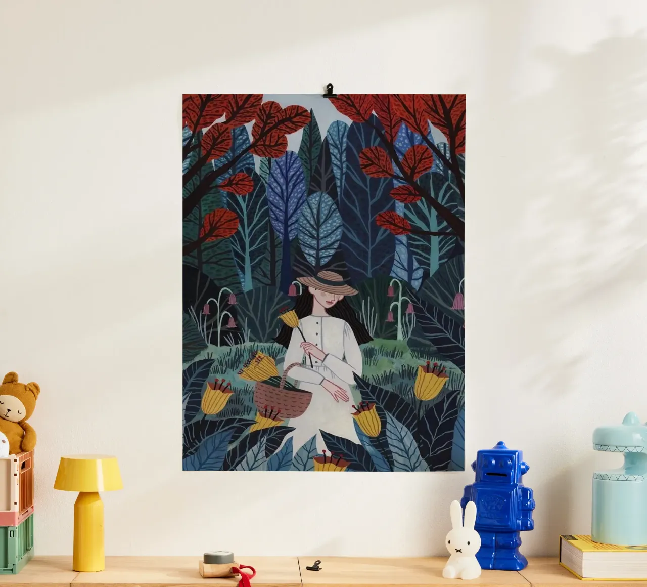girl in forest poster da Good days
