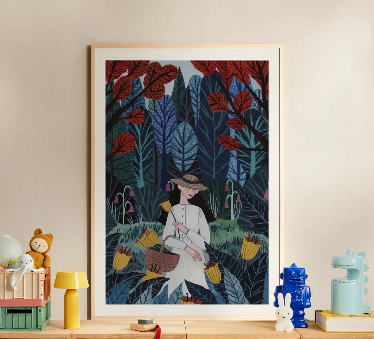girl in forest poster da Good days
