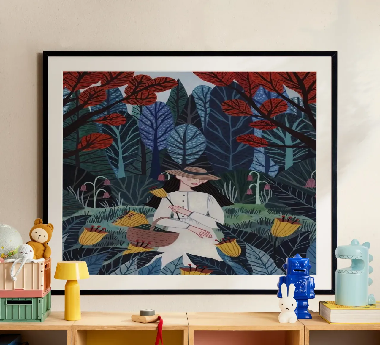 girl in forest poster da Good days