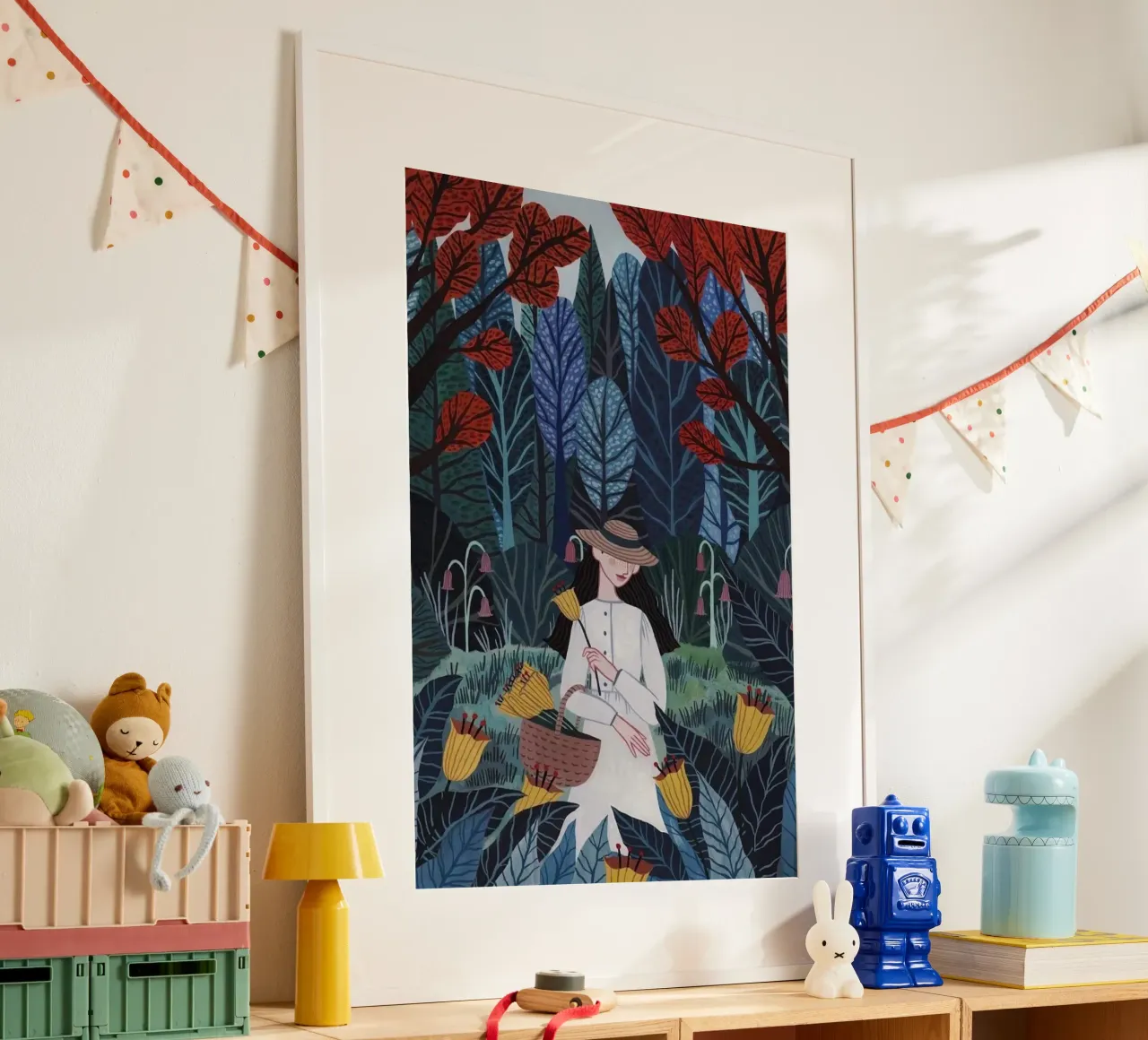 girl in forest poster da Good days