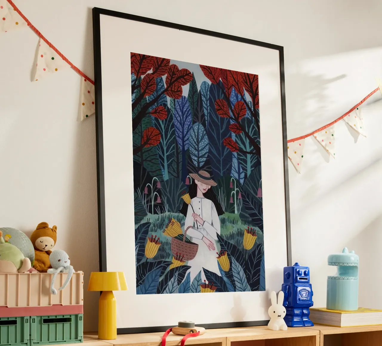 girl in forest poster da Good days