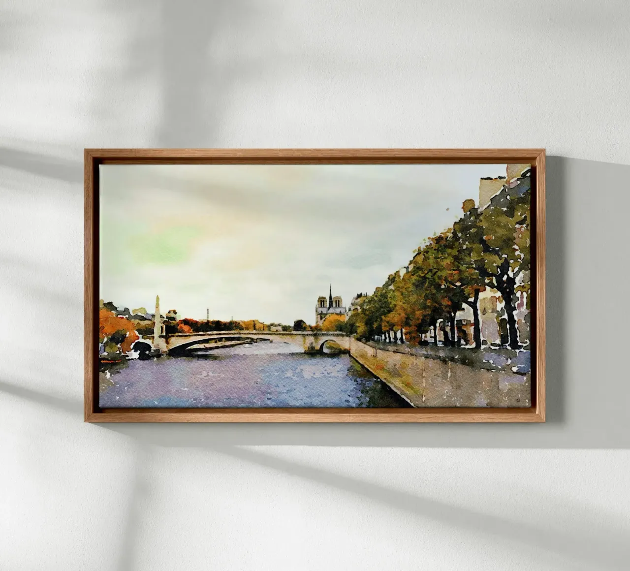 Onze-Lieve-Vrouw canvas met Baklijst van Massimo Frascogna