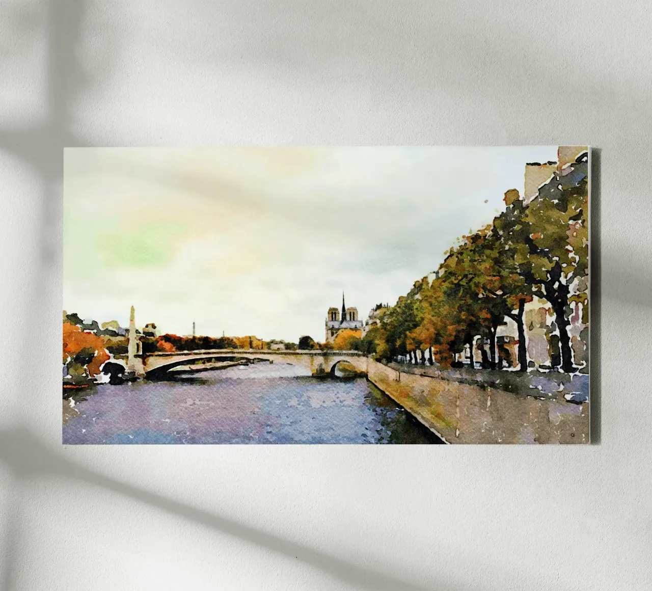 Onze-Lieve-Vrouw canvas met Baklijst van Massimo Frascogna